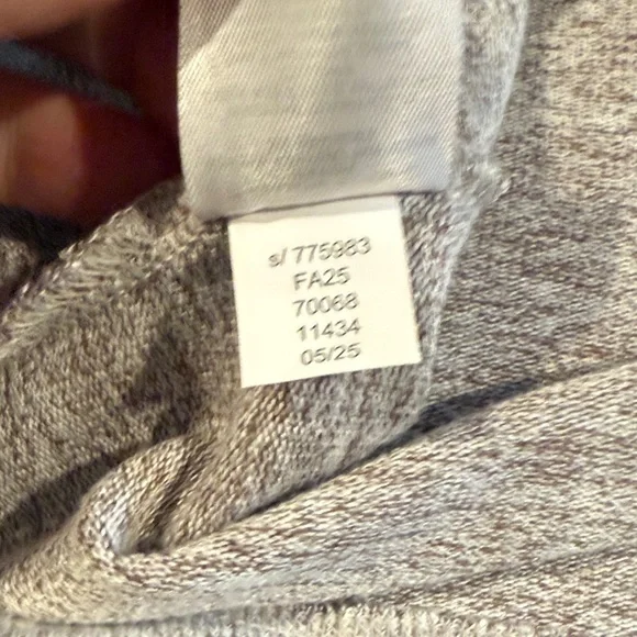 NWOT LOFT Heathered Beige Off the Shoulder Sweater - Picture 5 of 5